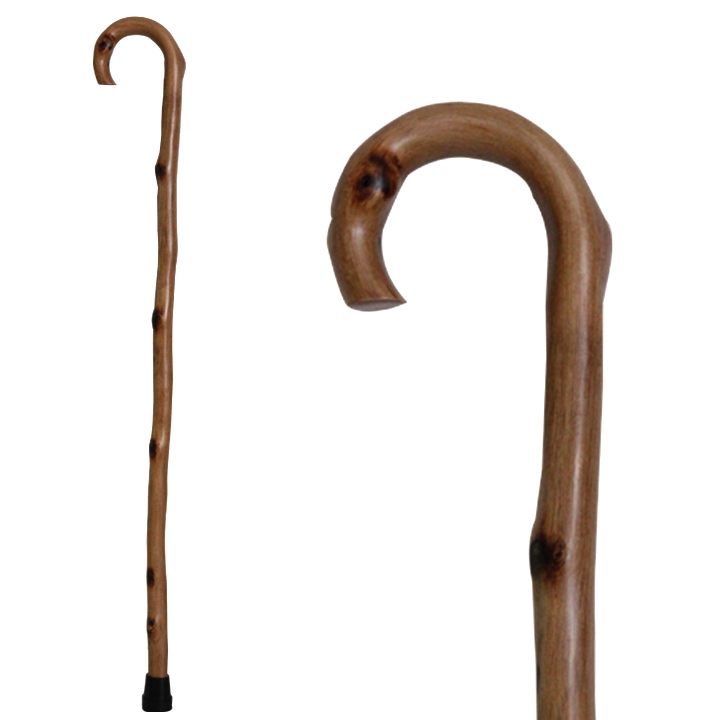 20502 Natural Wood Stick with Round Handle - Click Image to Close